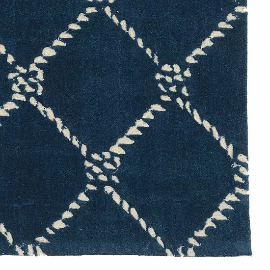 Linon Trio Rope Pattern Rug 2 Linon Trio Rope Pattern Rug - Image 2