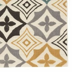 Alternative view of Linon Trio Emblem Rug