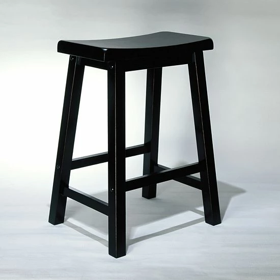 Linon Antique Black Counter Stool 1 Linon Antique Black Counter Stool