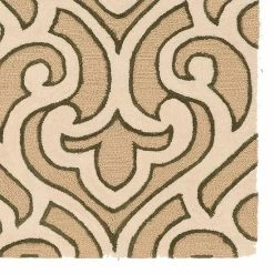 Alternative view of Linon Trio Neutral Design Rug
