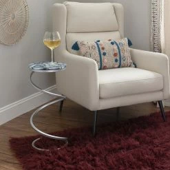 Linon Rian Spiral Drink End Table -Linon Sales Store unnamed file 5516