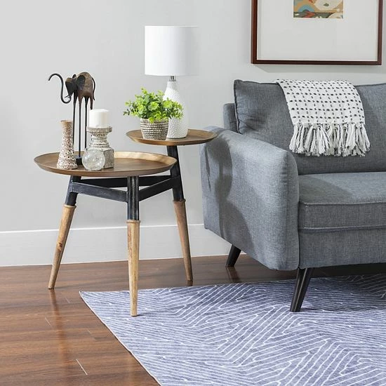 Linon Amery Two-Tiered Side Table 2 Linon Amery Two-Tiered Side Table - Image 2