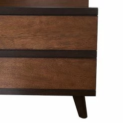 Linon Mid-Century Two-Tone Platform Queen Bed -Linon Sales Store unnamed file 5552