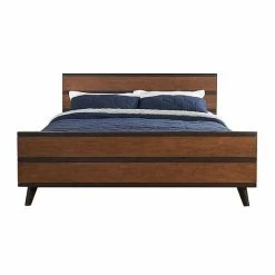 Linon Mid-Century Two-Tone Platform Queen Bed -Linon Sales Store unnamed file 5554