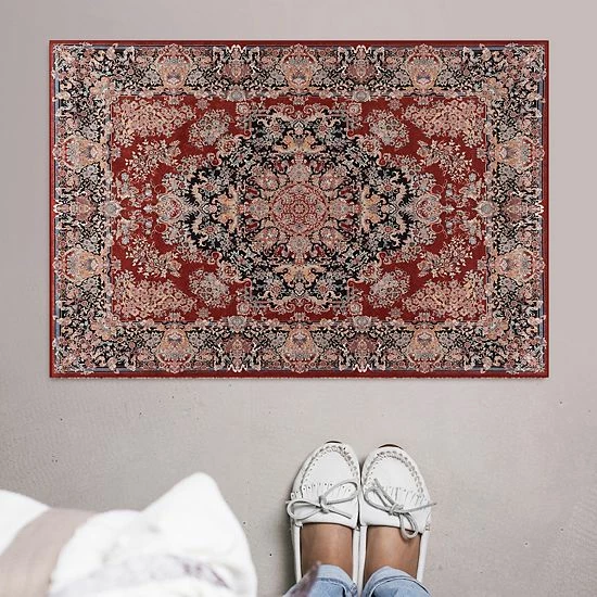 Linon Emerald Brooke Rug 2 Linon Emerald Brooke Rug - Image 2