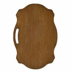 Linon Serpentine Folding Tray Table 5-piece Set White Brown -Linon Sales Store unnamed file 56