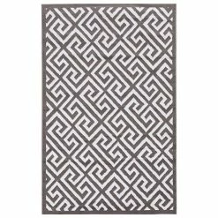 Linon Capri Greek Key Rug - 4'3'' X 7'3'' Gray