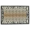 Linon Capri Framed Animal Print Rug - 4'3'' X 7'3''