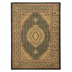 Linon Elegance Mahi Framed Floral Rug Black -Linon Sales Store unnamed file 5813