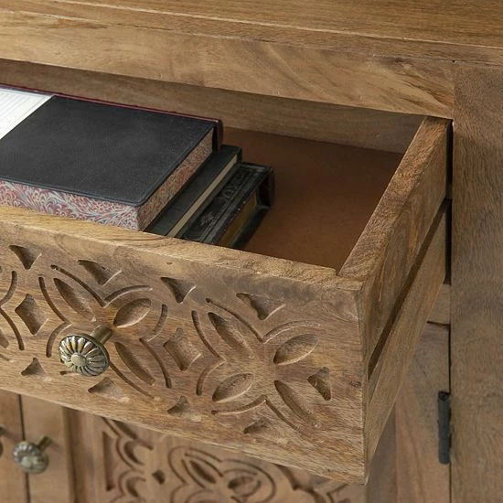 Linon Hezen 2-Door 1-Drawer Cabinet 9 Linon Hezen 2-Door 1-Drawer Cabinet - Image 9