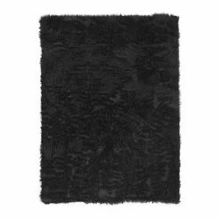 Linon Faux Sheepskin Brown Rug- 20" X 30"