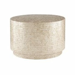 Linon Perrin Capiz Mosaic Coffee Table