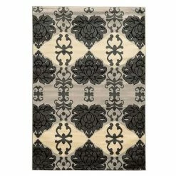 Linon Elegance Cybil Damask Rug