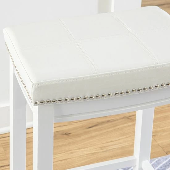 Linon Claridge Counter Stool Gray 3 Linon Claridge Counter Stool Gray - Image 3