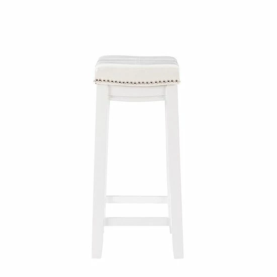 Linon Claridge Counter Stool Gray 4 Linon Claridge Counter Stool Gray - Image 4