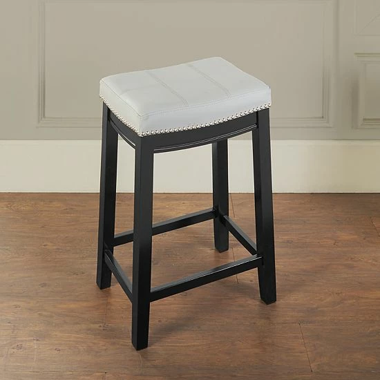 Linon Claridge Counter Stool Gray 14 Linon Claridge Counter Stool Gray - Image 14