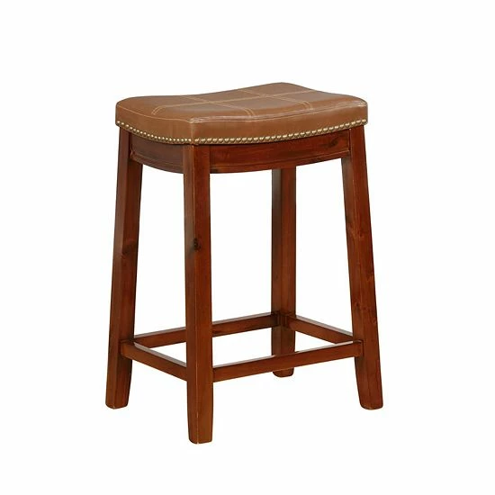 Linon Claridge Counter Stool Gray 15 Linon Claridge Counter Stool Gray - Image 15