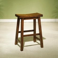 Linon Honey Brown Counter Stool