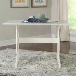 Linon Sasha Nook Dining Table 3-piece Set Blue -Linon Sales Store unnamed file 68