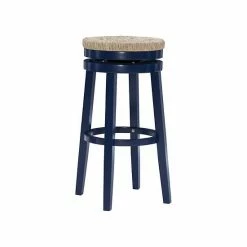 Linon Morgan 31-in. Bar Stool Navy Blue -Linon Sales Store unnamed file 686