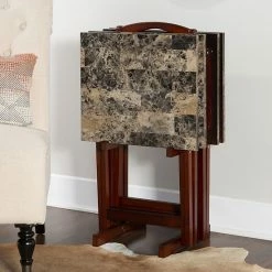 Linon 5-pc. Tray Table Set -Linon Sales Store unnamed file 707