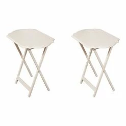 Linon Ledda Folding Snack Tray 2-piece Set Espresso -Linon Sales Store unnamed file 743