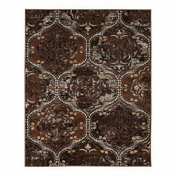 Linon Vintage Arthur Rug Brown