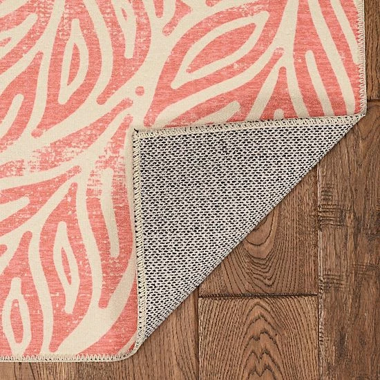Linon Washable Leona Area Rug 4 Linon Washable Leona Area Rug - Image 4