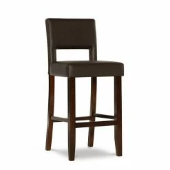 Linon Vega Tall Bar Stool White