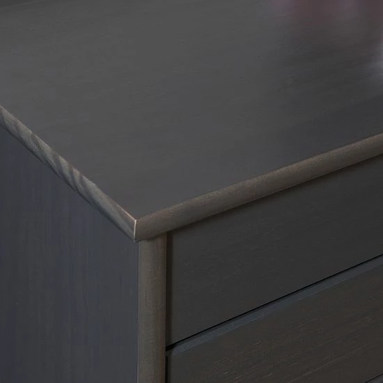 Linon Cary 8-Drawer Rolling Storage Cart Black 4 Linon Cary 8-Drawer Rolling Storage Cart Black - Image 4