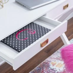 Linon Paige Office Writing Desk White -Linon Sales Store unnamed file 878