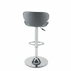 Linon Adjustable Bar Stool Gray Chrome -Linon Sales Store unnamed file 889